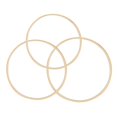 thumbnail image 1 of 3x Aros Bordados Anillo De Macramé Para Manualidades DIY Atrapasueños Boda 30cm 33cm 36cm Sunnimix Anillos de bambú, 1 of 8