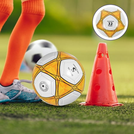 ELAYARD Portable Soccer Ball for Youth Training and Practice Small Football for Games and Fun Activities for Fan Gear