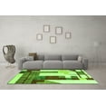 thumbnail image 3 of Ahgly Company Indoor Rectangle Oriental Green Modern Area Rugs, 8' x 12', 3 of 4