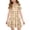 Ginger, variant on Easter Girls Short Sleeve Casual Dress with Cartoon Bunny Print Crewneck Soft Fabric A Line Comfortable Daily Wear Skater Style