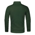 thumbnail image 6 of APEXFWDT Men's Casual Pullover Sweater Waffle Thermal Sweatshirt Men Long Sleeve Mock Neck Button Sweaters Fashion Henley Top, 6 of 7