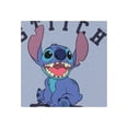thumbnail image 5 of Disney Women's Lilo and Stitch Shirt, Graphic Print Sporty Stitch T-shirt Slate – XS, 5 of 5