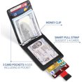 thumbnail image 5 of SYMMEXA Men's wallet genuine pickup bag RFID anti-theft brush money clip dollar clip, 5 of 6