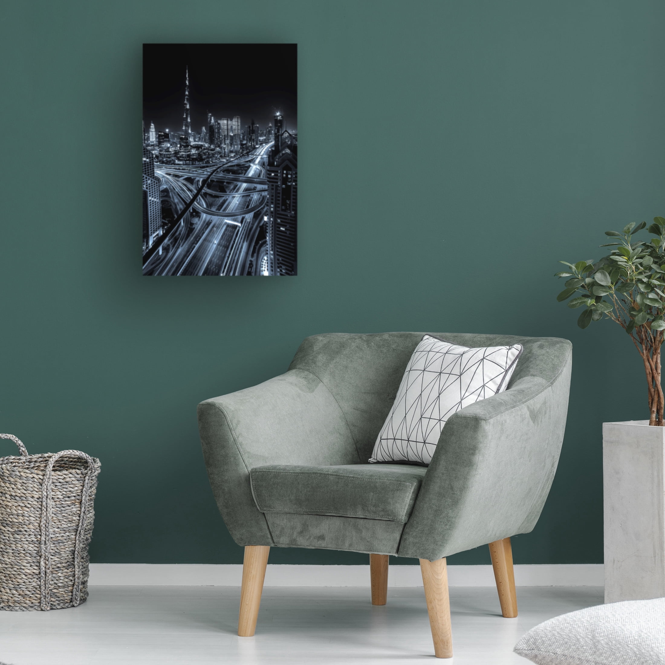 Trademark Fine Art Hasan Shaboot hub of the light Canvas Wall Art