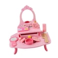 thumbnail image 1 of Infantil de juguetes de maquillaje Juego de tocador Simulación de tocador Cosmética Toy tocador de madera Feje juguetes para niñas pequeñas Niños, 1 of 9