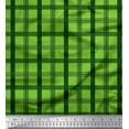 thumbnail image 1 of Soimoi polyester Crepe Fabric Check Check Print Fabric by Yard 52 Inch Wide, 1 of 3