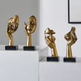 thumbnail image 5 of Estatua Nórdica Abstracta de Resina, Adornos de Escritorio, Esculturas, Figuras, Cara, Personaje, Arte, Artesanías, Decoración de Oficina y Hogar D, 5 of 5