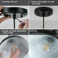 thumbnail image 3 of Dome Pendant Ceiling Lights, Black Pendant Lighting for Kitchen Island, 2-Pack, 3 of 7