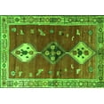 thumbnail image 1 of Ahgly Company Indoor Rectangle Persian Green Traditional Area Rugs, 5' x 7', 1 of 1