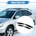 thumbnail image 2 of Unique Bargains 4 Pcs Bouchon de Rail Latéral de Porte-Bagages Compatible pour Lexus RX350 RX400h RX330 2003-2009 Noir, 2 of 7