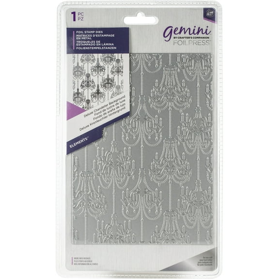 Gemini Foilpress Stamp Die Elements-Deluxe Changelier Background