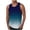 🔥 Multicolor, variant on Sentmoon Tank Top Men Summer Sleeveless Crew Neck Mens Undershirt Gradient Color Relaxed Fit Plus Size Bodybuilding Vest Hawaii for Casual Streetwear Multicolor XXXL