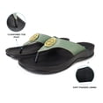 thumbnail image 6 of AEROTHOTIC Arch Supportive Strappy Orthotic Comfortable Flip Flops Cushion Soft Toe Post Non-Slip Summer Casual Travel Walking Thong Sandals Women Beach Essentials, 6 of 6