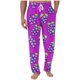 thumbnail image 1 of Pantalones largos para hombre con estampado de cintura elástica y bolsillo con cordón, pantalones largos de poliéster para hombre, 1 of 5