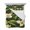 Green, variant on White Lily Flower King Size Down Alternative Comforter, Lightweight Comforter Quilt Bedding Set with Pillow Shams Tropical Bloom Floral Green Leaf All Seasons Bed Comforter Duvet Insert 96"x106"