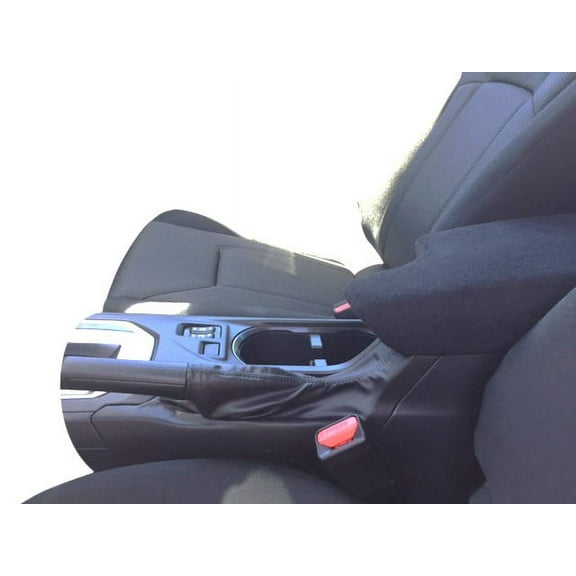 Auto Console Covers- Fits the Subaru Impreza 2017-2023 Center Console Armrest Cover Anti-Pill Fleece Fabric- Black