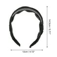 thumbnail image 4 of Unique Bargains 1 Pc Fashion Lace Headband 5.71"x4.72" Black, 4 of 6