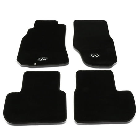G35 Coupe Accessories (NRG Innovations FMR -600 For 2003 to 2007 Infiniti G35 Coupe 4Pcs Floor Mats Pads Carpet (Front+Rear) 04 05)