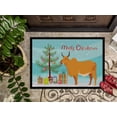 thumbnail image 3 of Zebu Indicine Cow Christmas Door Mat, 3 of 4