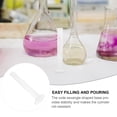 thumbnail image 3 of EeaseCA 100ml Plastic Graduated Cylinder Beaker Science Measuring Test Tube Flask for Laboratory Home Use, 3 of 8