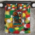 thumbnail image 2 of Senegal Bedding Set with Colorful Wildlife Graffiti and Nature Rises Roars, 2 of 7