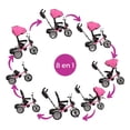 thumbnail image 2 of Triciclo para Niños The Baby Shop  para bebés, evolutivo Luz y Sonido Rosa - 8 en 1, 2 of 9