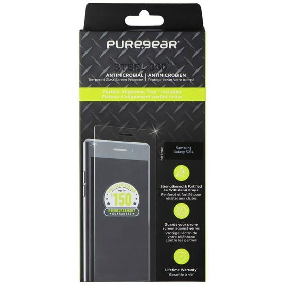 PureGear Steel 360 Tempered Glass Protector for Samsung Galaxy (S23 ) - Clear