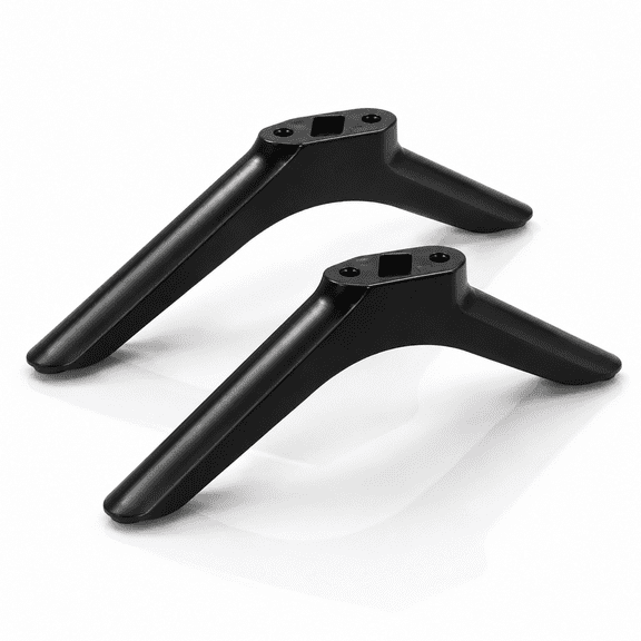Universal TV Stand Legs 2pcs Screws Replacement Feet for Smart TVs Tabletop Base Pedestal Mount Living Room Bedroom