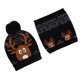 thumbnail image 1 of Conjunto De Bufanda Y Gorro Para Bebé, Conjunto De Bufanda Y Gorro Para Niños, Divertido Y Elegante Regalo Perfecto Para Otoño Invierno Para Cumpleaños Y Navidad ANGGREK NO, 1 of 7