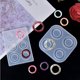 thumbnail image 3 of 3 piezas de fundición de joyería de anillo, molde de silicona de anillo, forma de resina de molde de anillo, moldes de joyería de silicona, molde de anillos planos hecho a mano Diy, moldes para la fab Feliz Sencillez, 3 of 5
