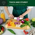 thumbnail image 6 of Royal Craft Wood Cutting Board for Kitchen – Wood Chopping Board with Juice Groove – Bamboo Cutting Board for Meat, Vegetables, Cheese & Charcuterie Serving (XXL, 20" x 14"), 6 of 6