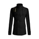 thumbnail image 5 of Abrigo de invierno para hombre Inspire Chic, abrigo de guisante de doble botonadura con cuello alto, 2XL, negro, 5 of 6