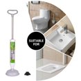 thumbnail image 3 of Potente desatascador de succión de alta presión para baños, sanitarios, bañeras, duchas, 3 of 5