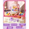 thumbnail image 4 of Claw Machine Jovow para niños con música y 35 minijuguetes, tamaño pequeño, 4 of 6