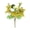 Harvest Green Gold, variant on 1Pc Halloween Floral Pick, Gothic Purple Leaf Artificial Stem with Skeleton Hand and Jack O Lantern for Spooky Mantel Decor, Purple Skeleton