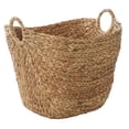 thumbnail image 1 of Cesta de almacenamiento Deco 79 Seagrass hecha a mano, 50 x 45 x 48 cm, color marrón, 1 of 9