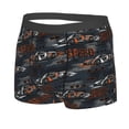 thumbnail image 2 of Wukai Cool Sports Car Print Men’s Underwear Breathable Boxer Briefs,&nbsp;Moisture Wicking & Breathable-Medium, 2 of 7