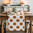thumbnail image 2 of Fall Table Runner Thanksgiving Leopard Print Pumpkin Table Runners Sunflower Autumn Harvest Cotton Linen Dresser Scarf Kitchen Dining Table Decor for Fall Holiday Party Decor 13x36 Inch, 2 of 9