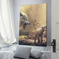 thumbnail image 3 of Easter Jesus Lamb Christ Canvas Wall Art Print Poster Image Gifts Canvas Painting Poster Wall Art Decorative Picture Prints Modern Decor 20x30inch(50x75cm), 3 of 6