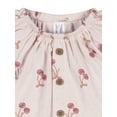 thumbnail image 2 of Modern Moments by Gerber Baby Girl Organic Ruffle Sleeve Top, Sizes 0/3 Months - 24 Months, 2 of 7