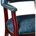 thumbnail image 5 of Boss Office Captains Chair in Blue and Mahogany, 5 of 5