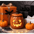 thumbnail image 7 of Hand-Sculpted Halloween Mini Lanterns, Tea Light Holder,Halloween Candle Holder, Rustic Fall Decor, Cute Spooky Table Decor for Tiered Tray Home Mantel Party,A, 7 of 7