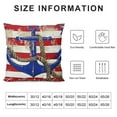 thumbnail image 5 of Navy Blue White Throw Pillow Covers , Red Nautical Anchor Pillow Covers, Geometric Striped Stars Cushion Covers, Coastal Sea Adventure Theme Decorative Pillow Covers Bedroom Decor, 5 of 5