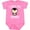 Raspberry, variant on Inktastic I Love My Mama with Cute Penguin and Hearts Girls Baby Bodysuit