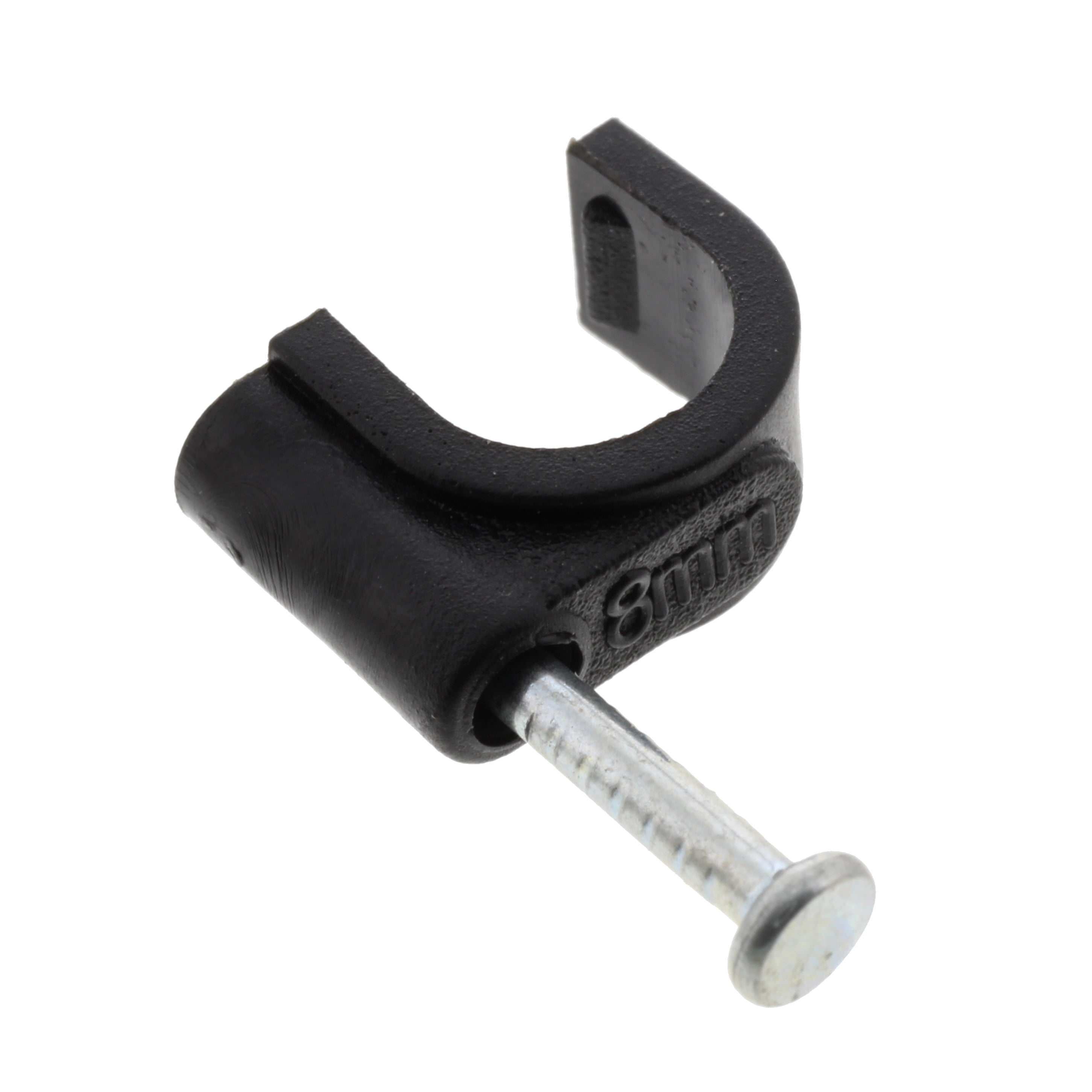 Bulldog Hardware Coaxial Cable Staples, Black, 20 Pack