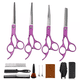 thumbnail image 2 of Kit Tijeras Profesionales BELUG Moradas 12 Pzs, 2 of 3