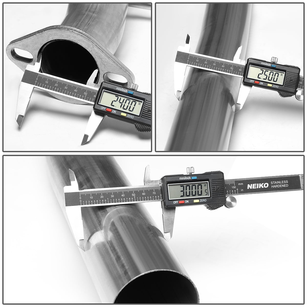 DNA Motoring CBE-TTU09-46L For 2009 to 2021 Tundra V8 2.5" Muffler Catback Exhaust System 10 11 12 13 14 15 16 17 18 19 20