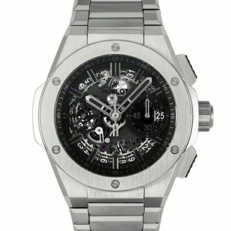 Pre-Owned Hublot HUBLOT Big Bang Integrated Titanium YOSHIDA Limited 77 451.NX.1140.NX.YOS Black Dial Watch Men's (Good)