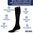 thumbnail image 4 of Calcetines de compresión SB SOX para hombre y mujer de 20 a 30 mm Hg, color negro, 4 of 7