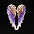 thumbnail image 3 of QQTDFG Pretty Crystal and Enamel Angel Wings Pendant Brooch Shawl Pin Women Jewellery-Pink, 3 of 9